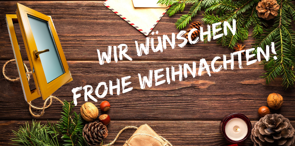 FROHE WEIHNACHTEN | Fenster – Türen -Treppen